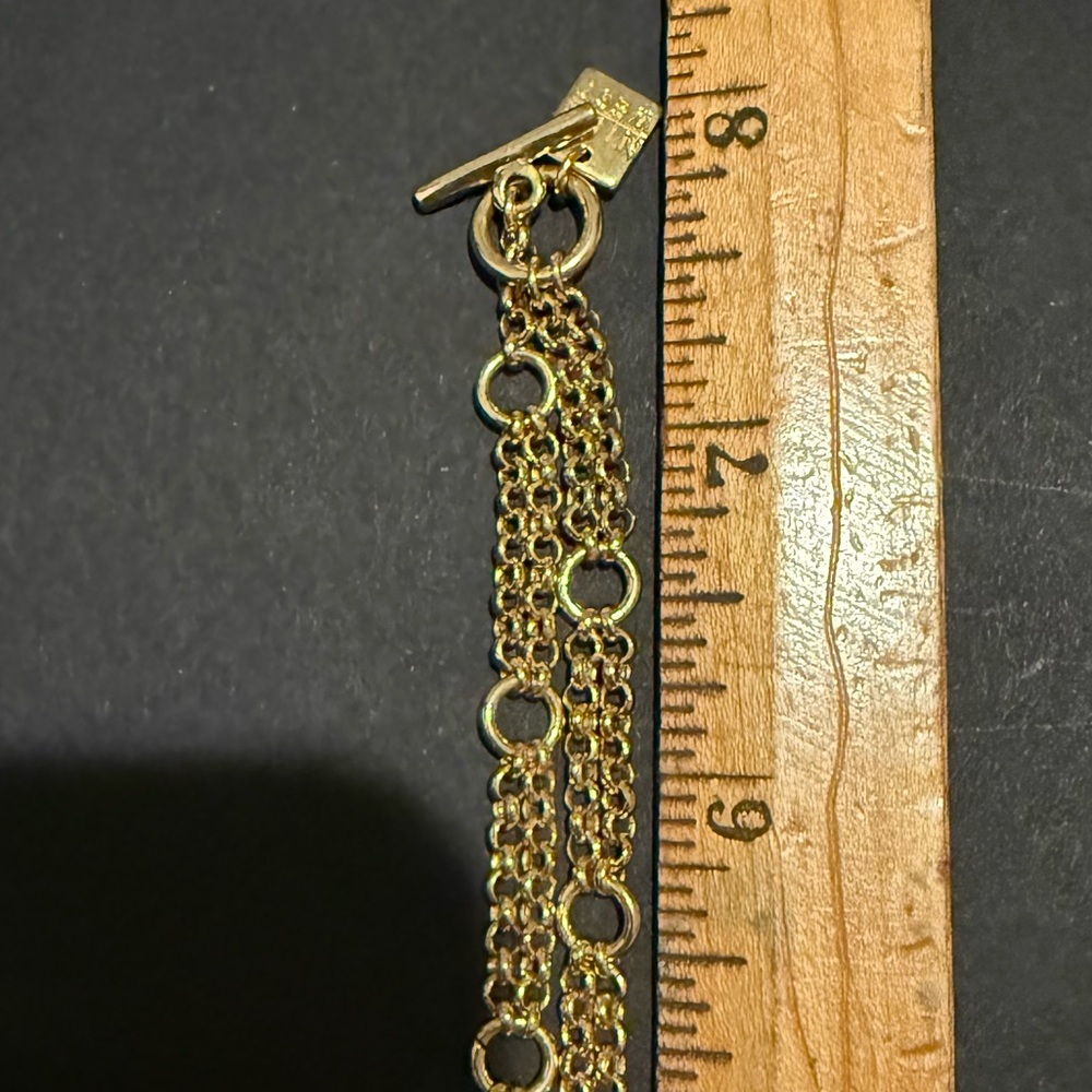 Y2K Nine West Gold Toned Choker Necklace - Picture 4 of 4